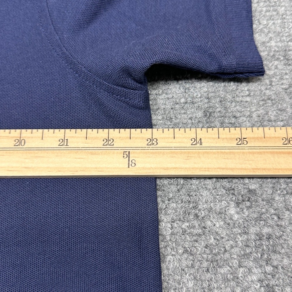 IZOD Advantage Performance Polo Shirt Size L Navy Blue Natural Stretch - Picture 4 of 9
